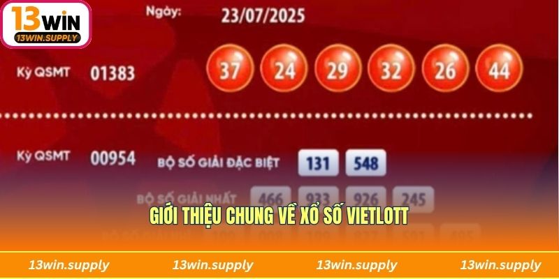 Giới thiệu chung về xổ số Vietlott